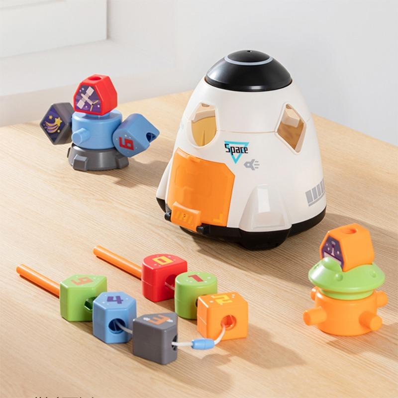 Hola Magic Toy Spaceship Shape Sorter Building Set