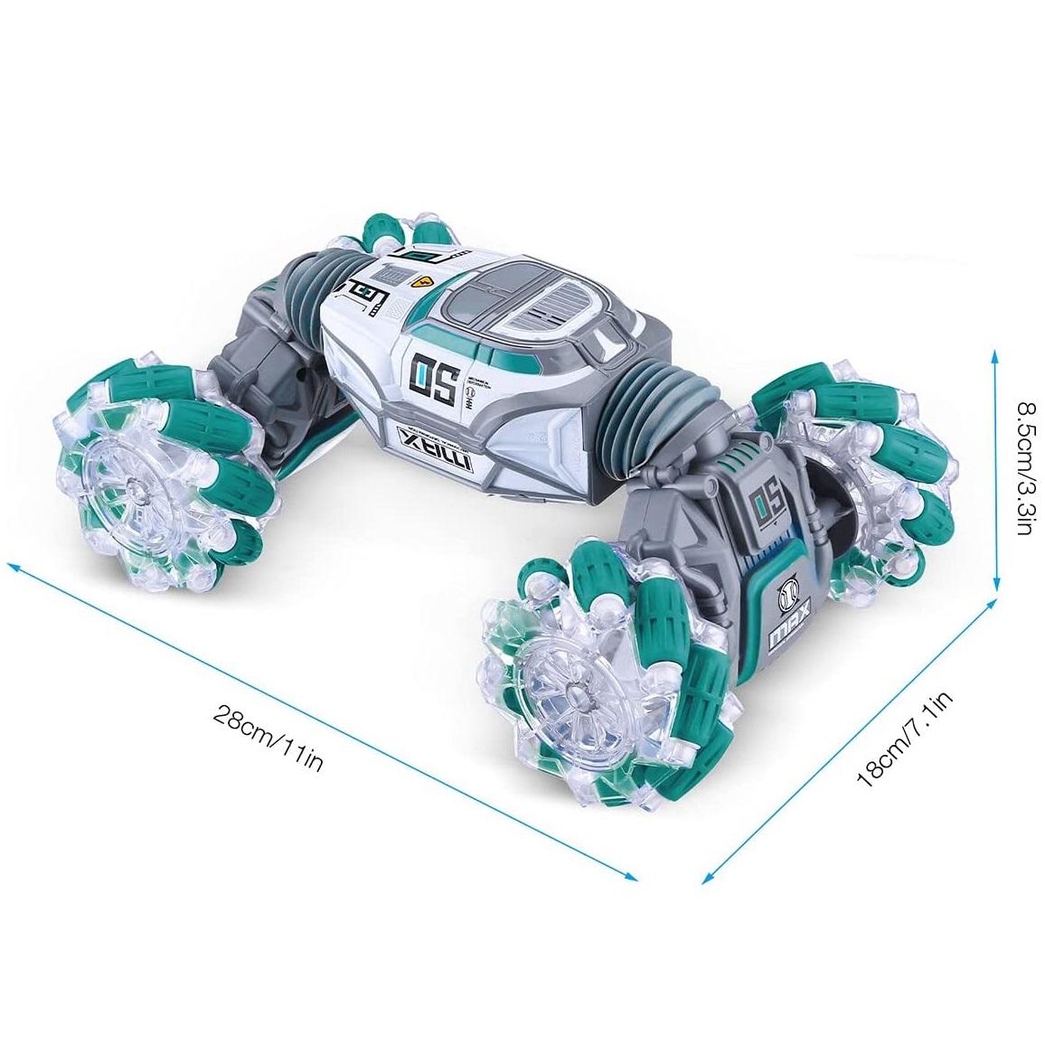 سيارة باوركسترا ستانت بجهاز تحكم عن بعد - لون فيروزي