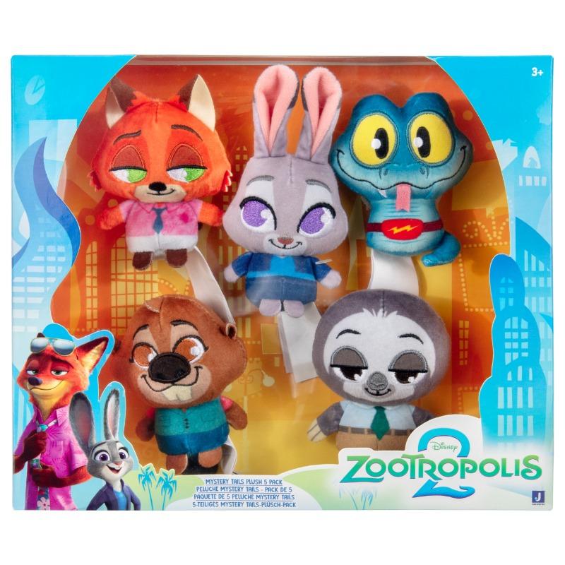 Zootropolis Mystery Tails Plush 5 Pack Zootropolis 2