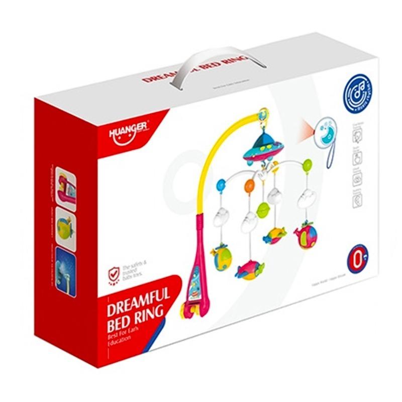 Huanger Bedside Bell With Music And Light + Baby Comfort Seat Bundle