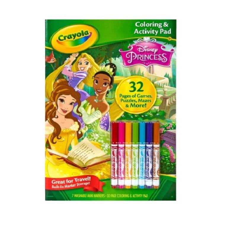 كرايولا - دفتر تلوين أميرات ديزني 32 صفحة مع ألوان فلوماستر