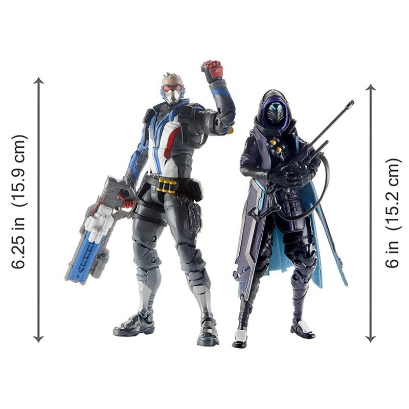 Overwatch Ultimates Series Soldier 76 and Shrike (Ana) Skin Dual Pack 6 Inch