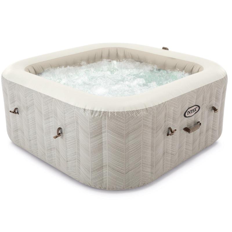 إنتكس - حوض استحمام سبا الفقاعات شيفرون ديلوكس سكوير - 4 أشخاص