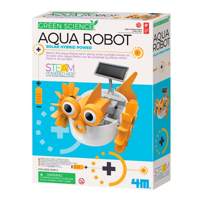 4M Aqua Fish Solar Hybrid Power Robot Kids