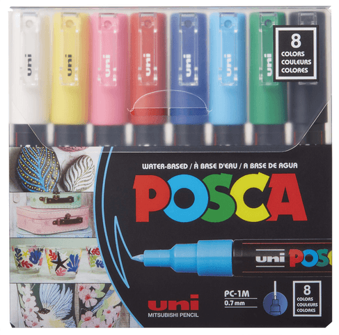Uni Posca Paint Markers Basic Colors
