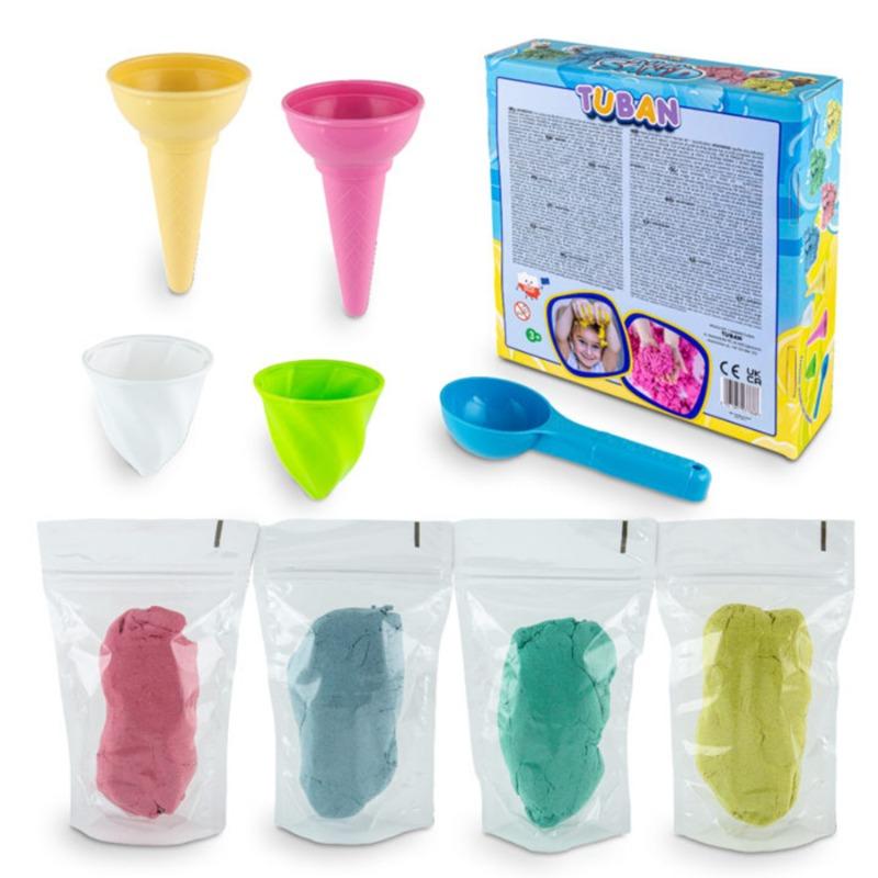 Tuban Kinetic Sand Ice Cream Shop Set
