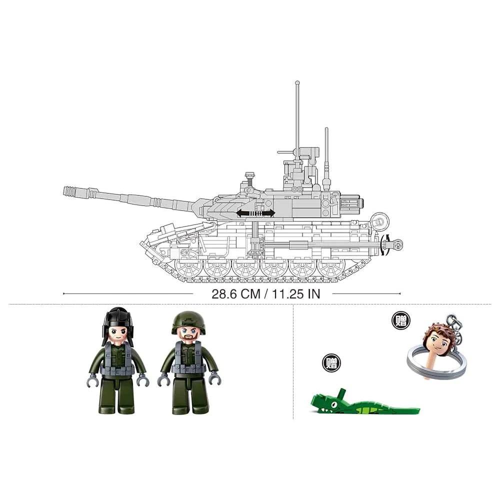 Sluban Model Bricks T90Ms Battle Tank