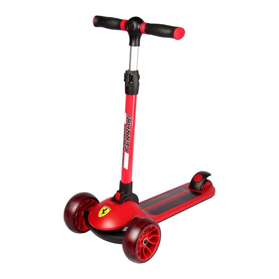 Ferrari 3-Wheel Foldable Twist Scooter - Red