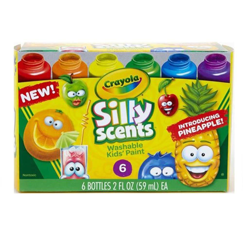 Crayola 6 Silly Scents Washable Kids Paint