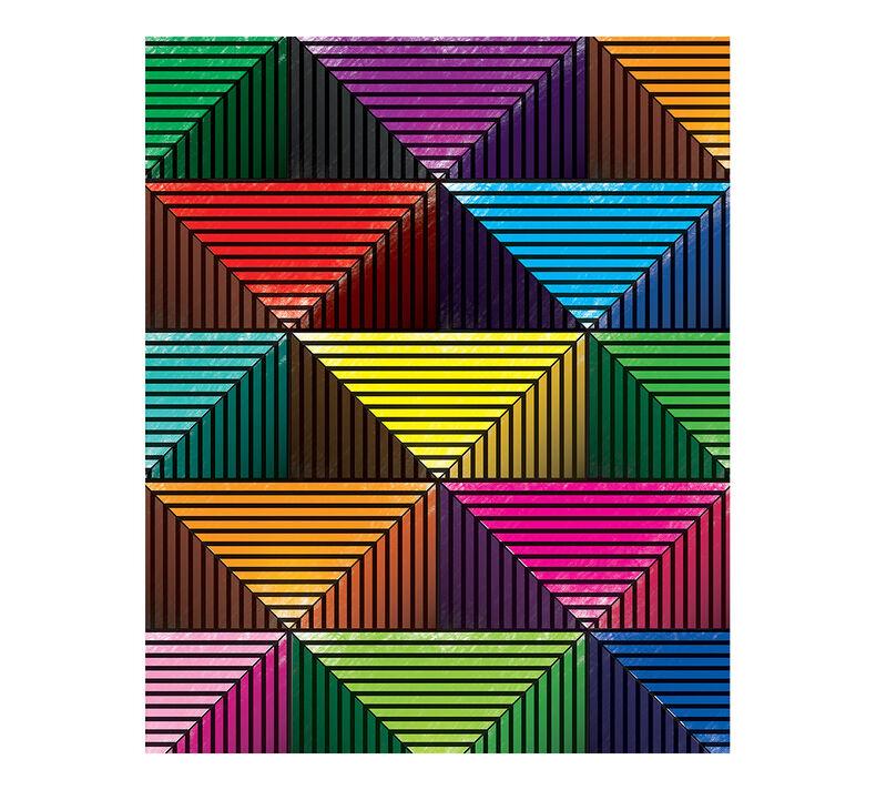 كرايولا - كتاب تلوين آرت ويذ إيدج أوهام بصرية - 40 صفحة