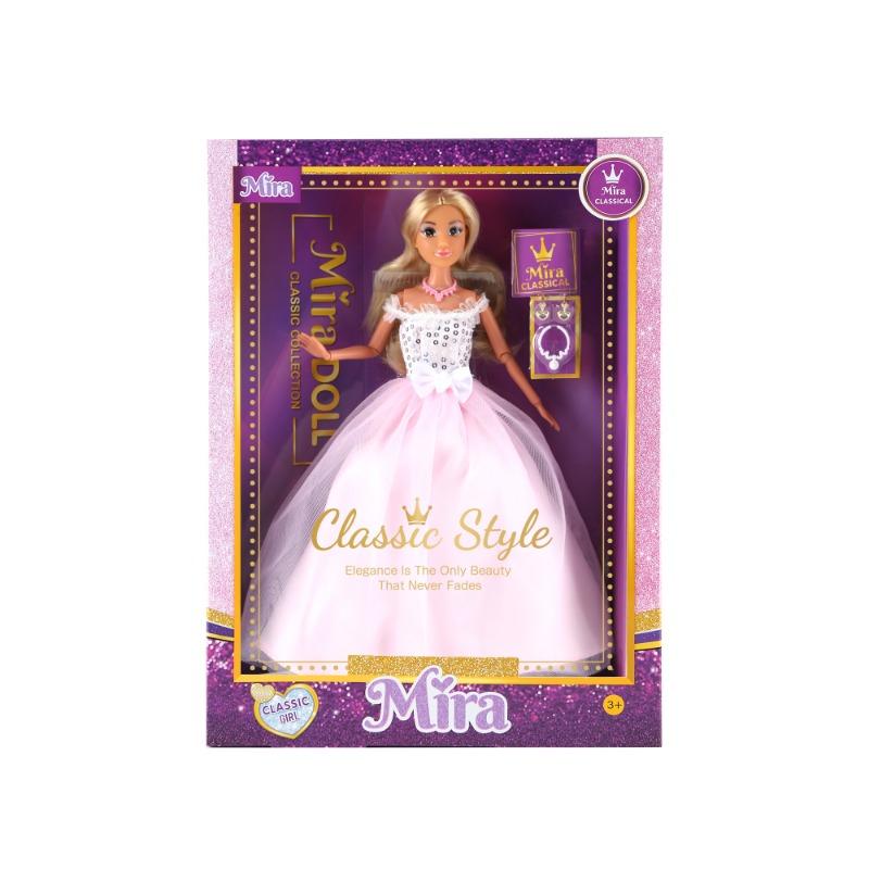 Mira Fashion Classic Doll In Full Dress Chic White