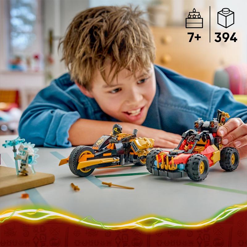 LEGO NINJAGO Kai and Cole’s Combiner Vehicles 394 Pieces