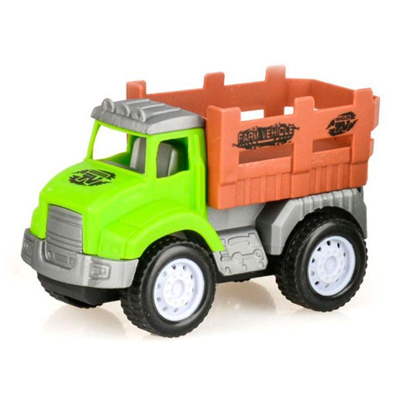 مجموعة شاحنة نقل السيارات - لون أخضر