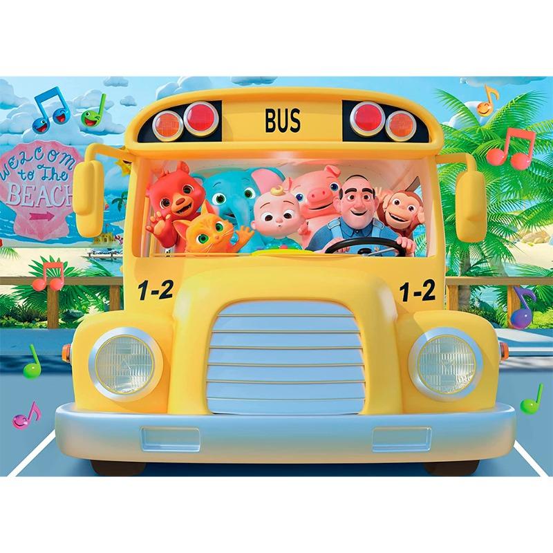 كوكو ميلون - 2 في 1 ماكسي فلور لوحة أحجية مزدوجة الوجة المشاركة ممتعة 35 قطعة