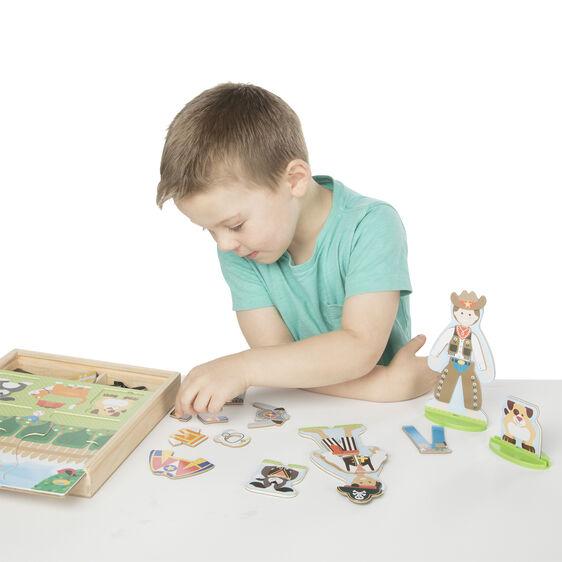 Melissa and Doug Occupations Magnetic Pretend Play Set