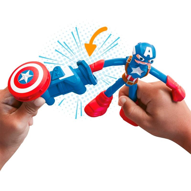 بلاي دو - مجموعة صلصال مارفل كابتن أمريكا مع شخصية بيندي المتحركة