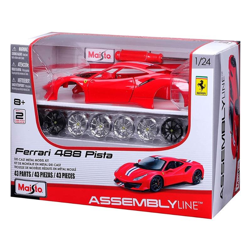 Maisto Assembly Line Die-Cast Model Kit - Ferrari 488 Pista