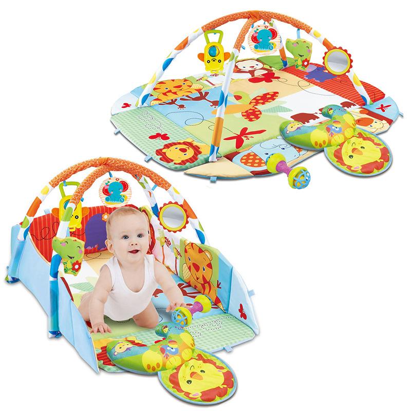 مركز اللّعب والأنشطة للرضع - تصميم حيوانات الغابة