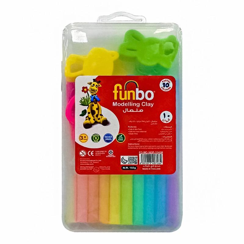 Funbo Colorful Modelling Clay - 10 Colors