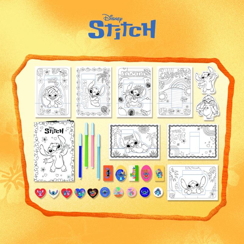 Disney Stitch Coloring And Drawing Pop Up In A Backpack