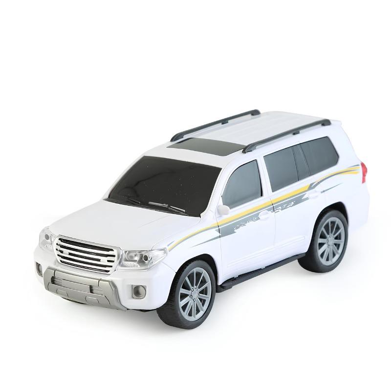 Remote Controlled Toyota Land Cruiser Car Toy for Kids - White