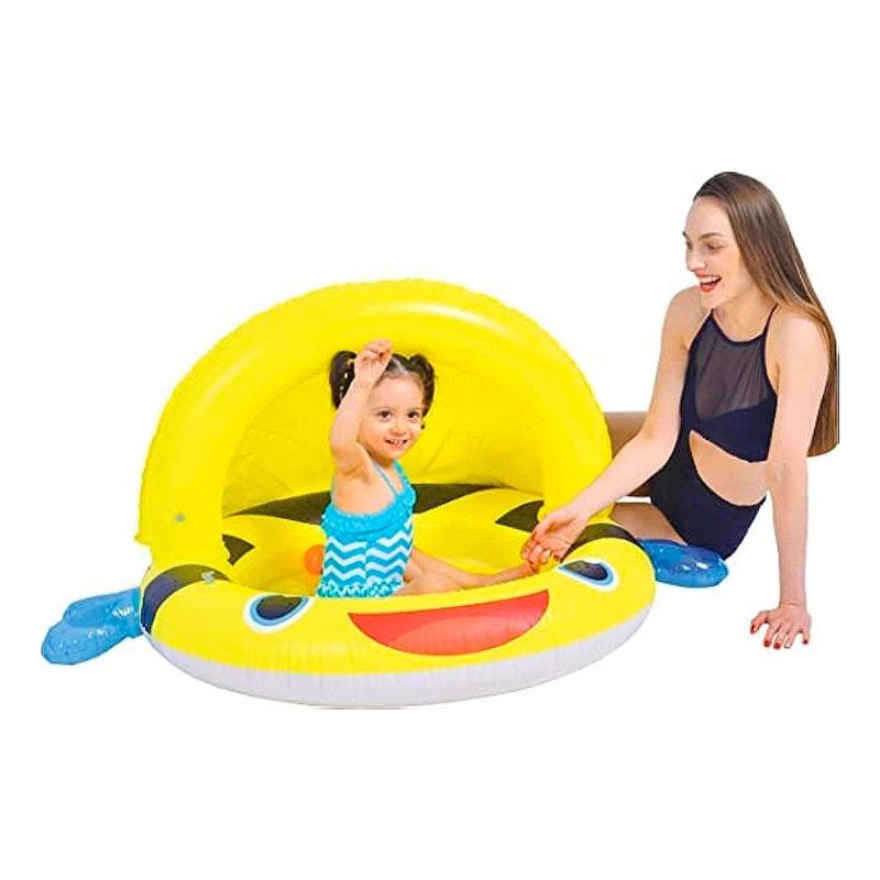 صن كلوب - عوامة قابلة للنفخ بتصميم نحلة مع مظلة