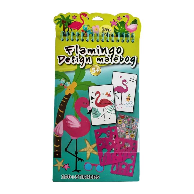 Striders Flamingo Design Coloring Book