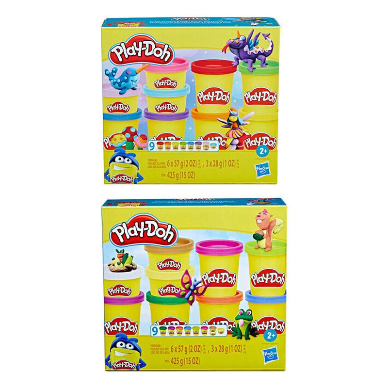 Play Doh Colorful Compound 9 Pack - Assorted