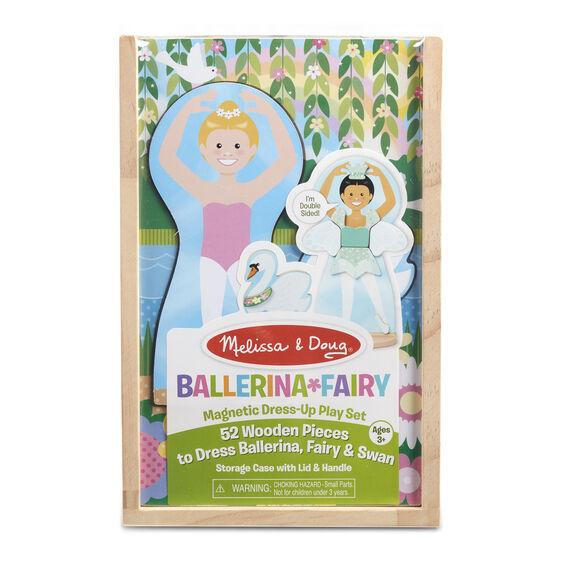 Melissa and Doug Ballerina Fairy Magnetic Dress-Up Play Set
