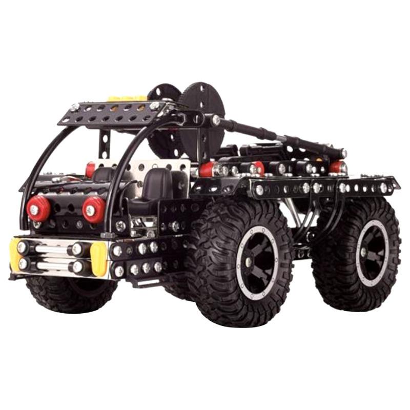 Truck Building Playset + Mini Drift Stunt Car