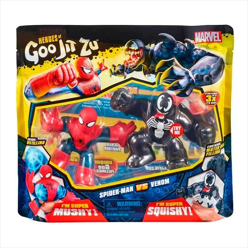 Marvel Heroes of Goo Jit Zu Versus Pack Spiderman Vs Venom