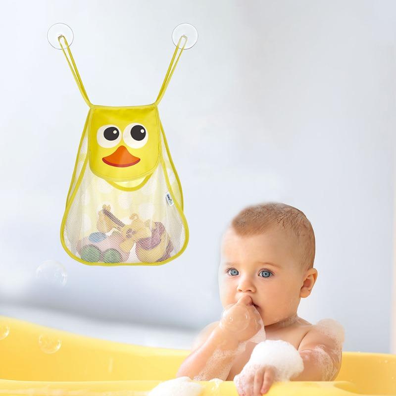 Babyjem Bath Toy Organizer Duck - Yellow