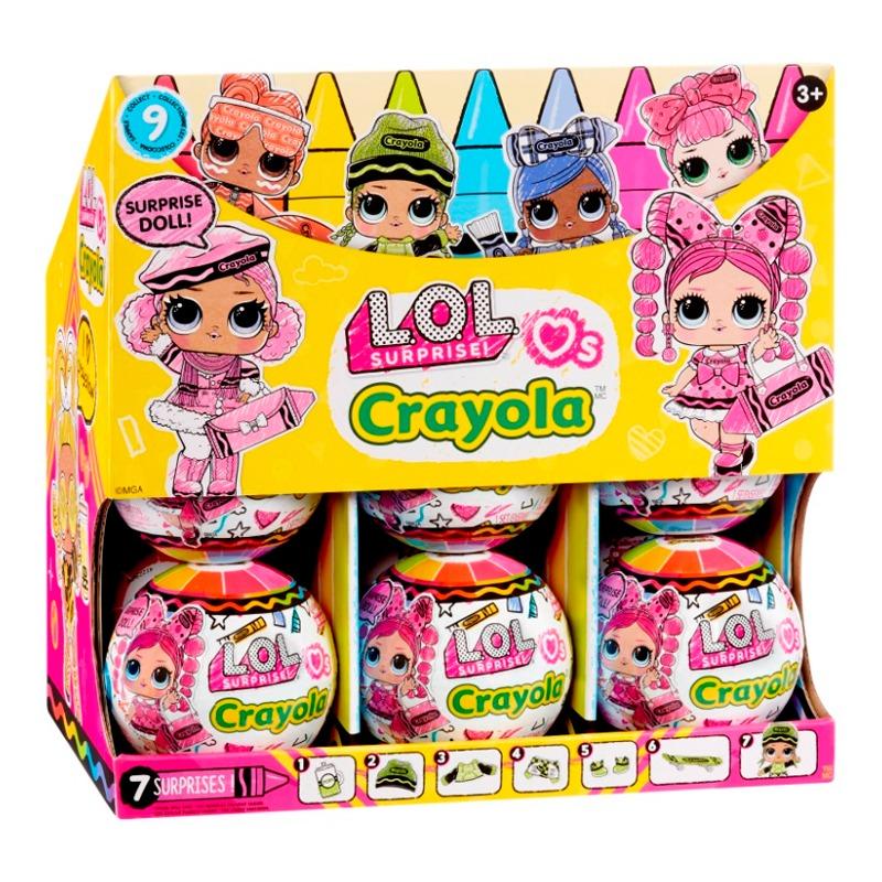 L.O.L Surprise Crayola Tots Dolls in Many Shapes