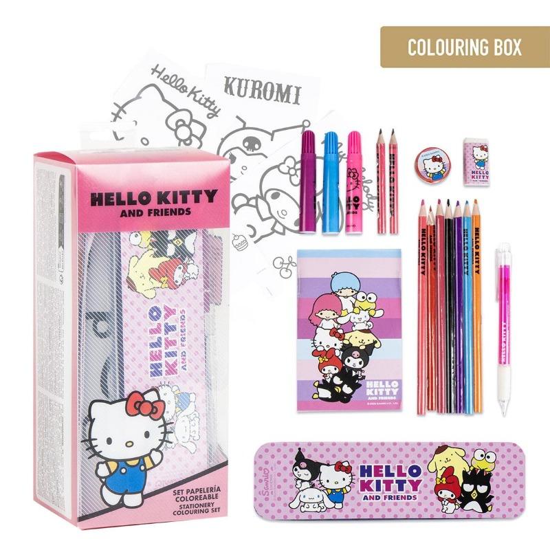Hello Kitty Colorable Stationery Set Box