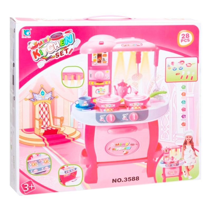 مجموعة لعب مطبخ الأطفال الصغير