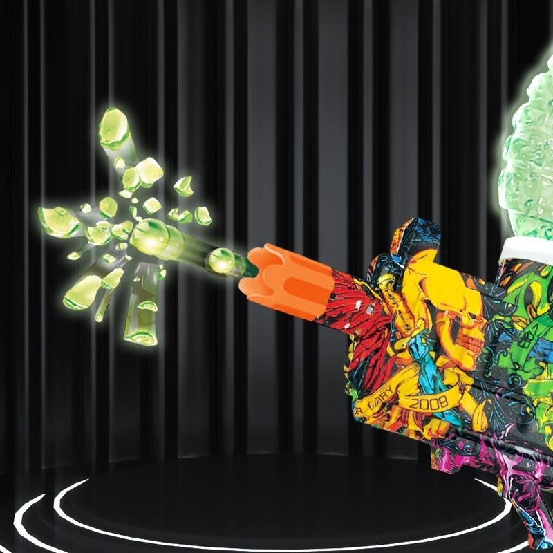 مسدس كرات الجل مع إضاءة ليلة