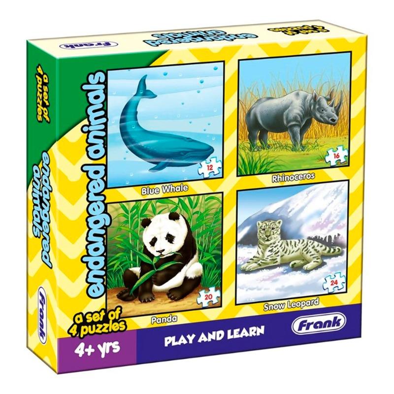 فرانك - مجموعة حيوانات المنقرضة مكونة من 4 ألغاز 72 قطعة