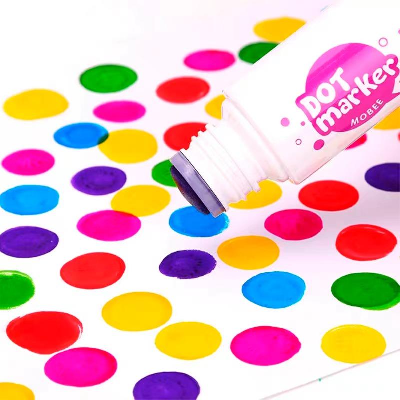 Mobee 6 Colors Dot Marker Set
