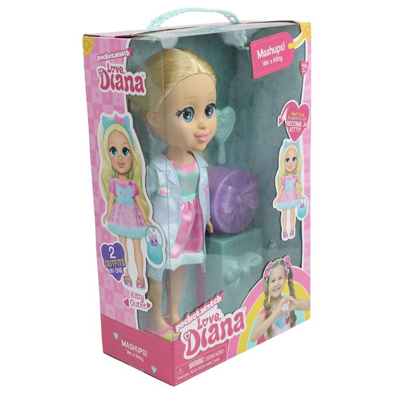 Love Diana Mashup Vet Kitty S3 Doll - 13 Inch