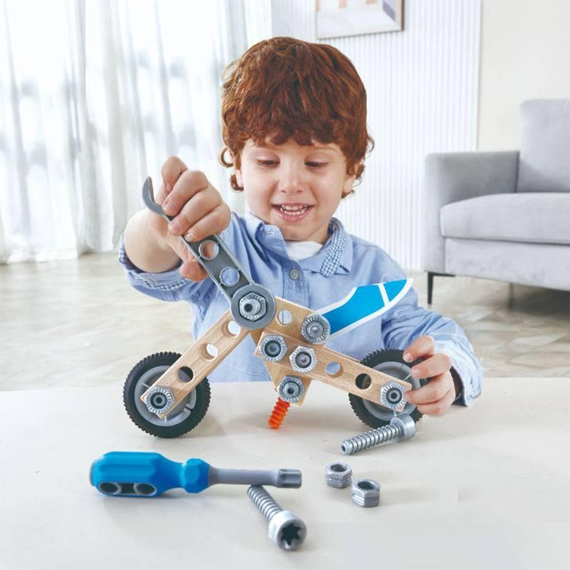 Hape Build Drive Motorbike Set
