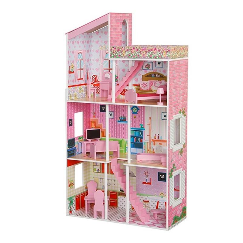 بيت الدمي الخشبية