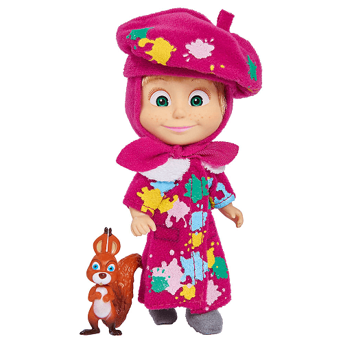سيمبا - دمية ماشا مع صديقها السنجاب