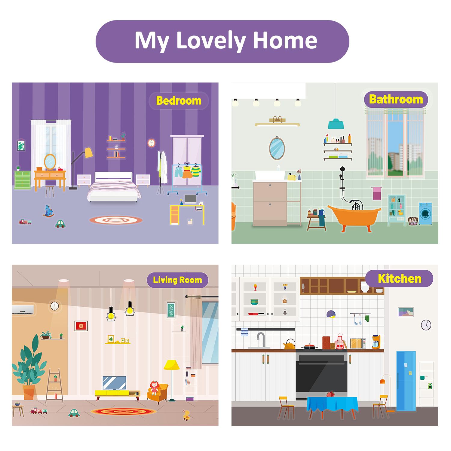My Lovely Home Stickers Set