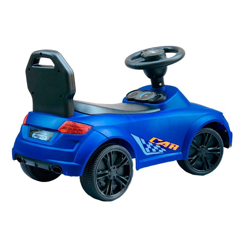 سيارة ركوب بالدفع مع الضوء والموسيقى لون أزرق