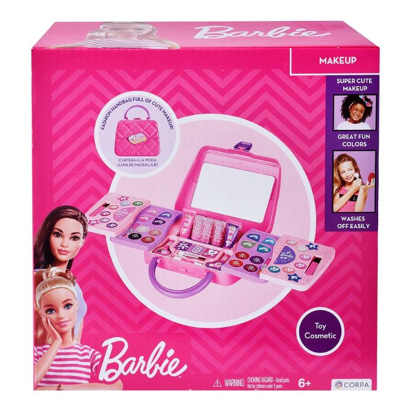 Barbie 5 Decks Sliding Handbag With Makeup Set