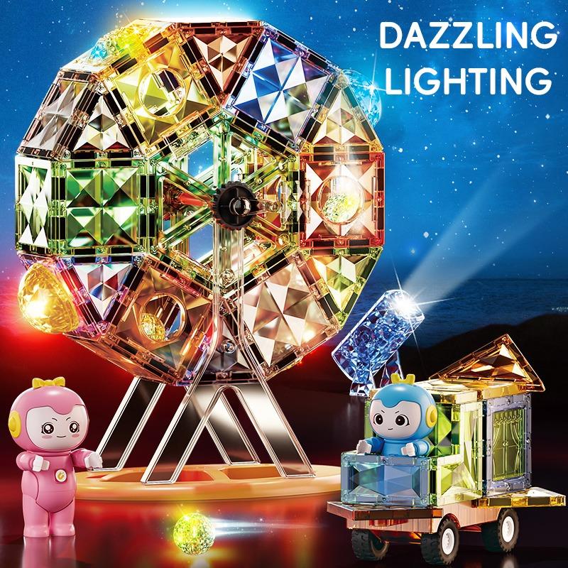Diamond Magnetic Bricks Light version - 57pcs
