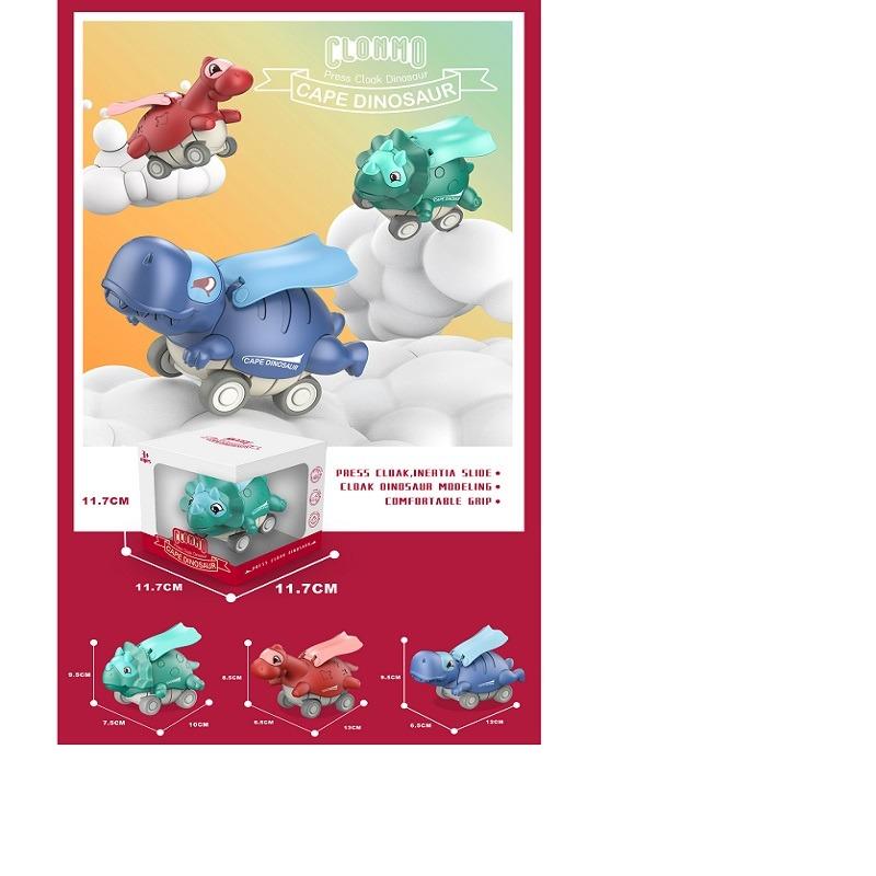 Dinosaur Car Press And Go - Multicolors
