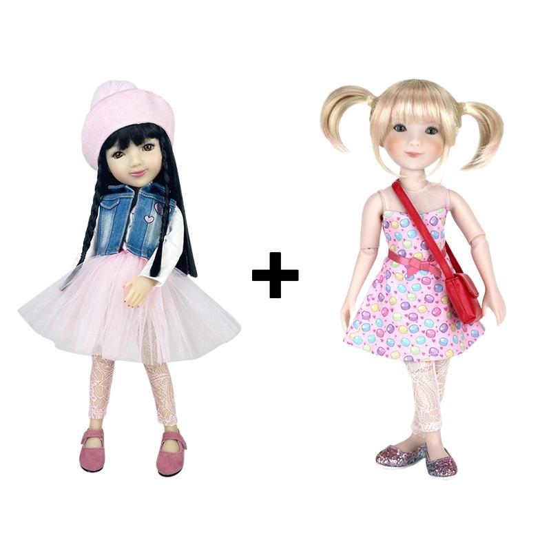 Buy 1 Get 1 Ruby Red Fashion Friends I Can Fly Lila + Ruby Red Siblies Callie Bundle