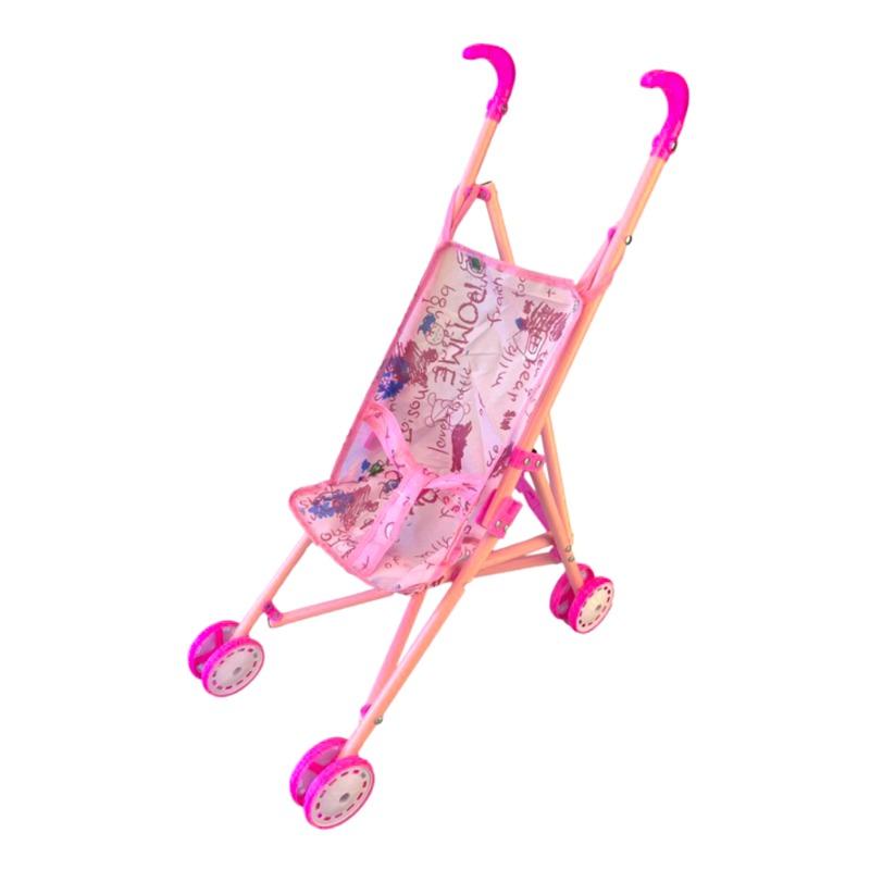 VDora Baby Doll Metal Stroller - Light Pink