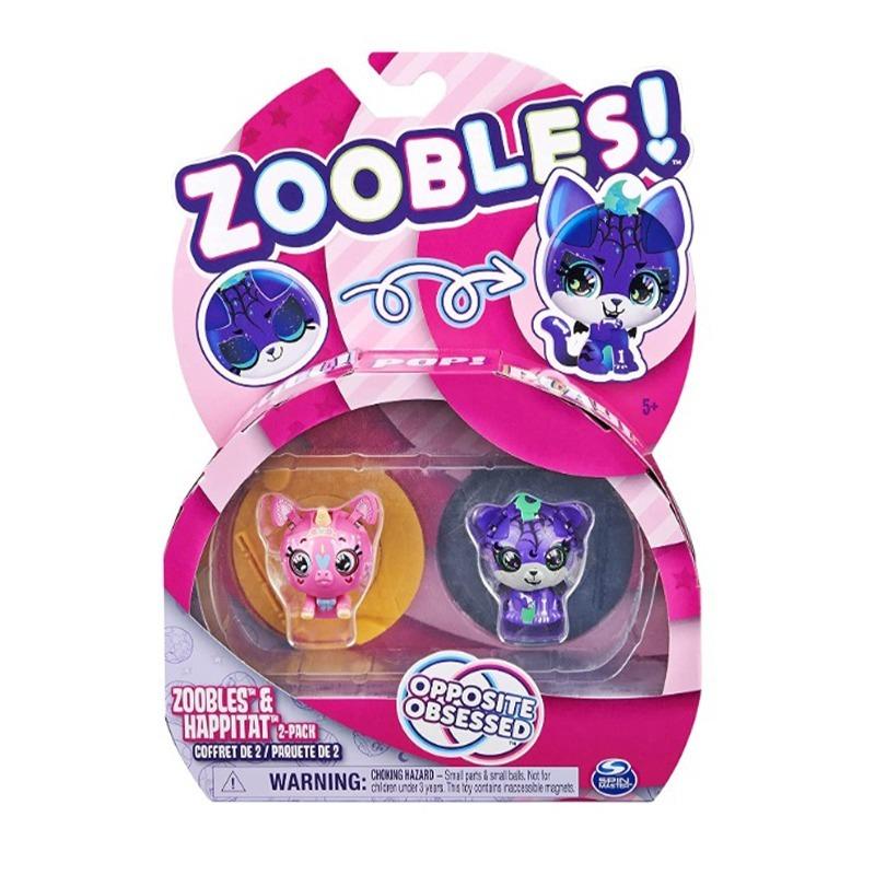 Buy 1 Get 1 Free Zoobles And Happitat Animal 2 Pack